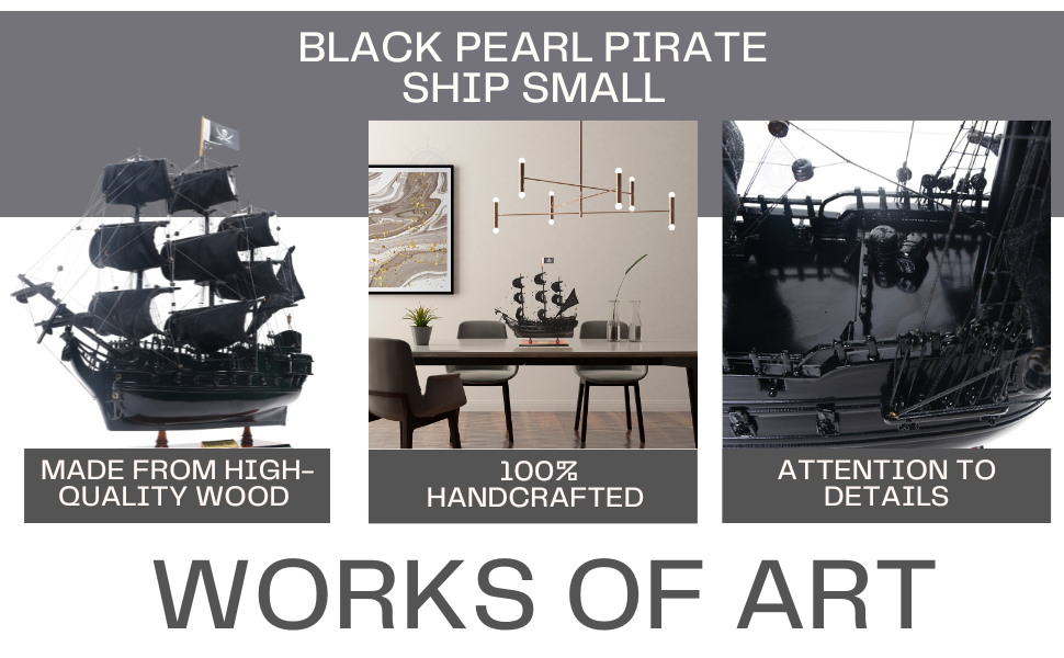 Introducing the Black Pearl Model Ship: A Nautical Masterpiece.