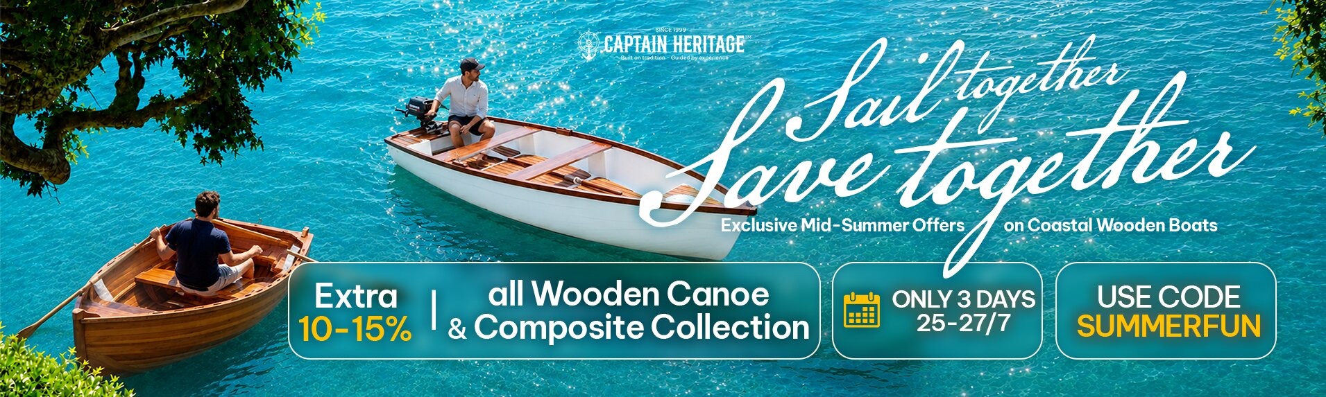 Captain Heritage Mid Summer Boat Sale