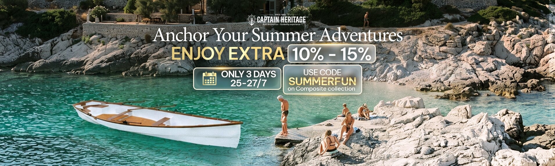 Captain Heritage Mid Summer Boat Sale