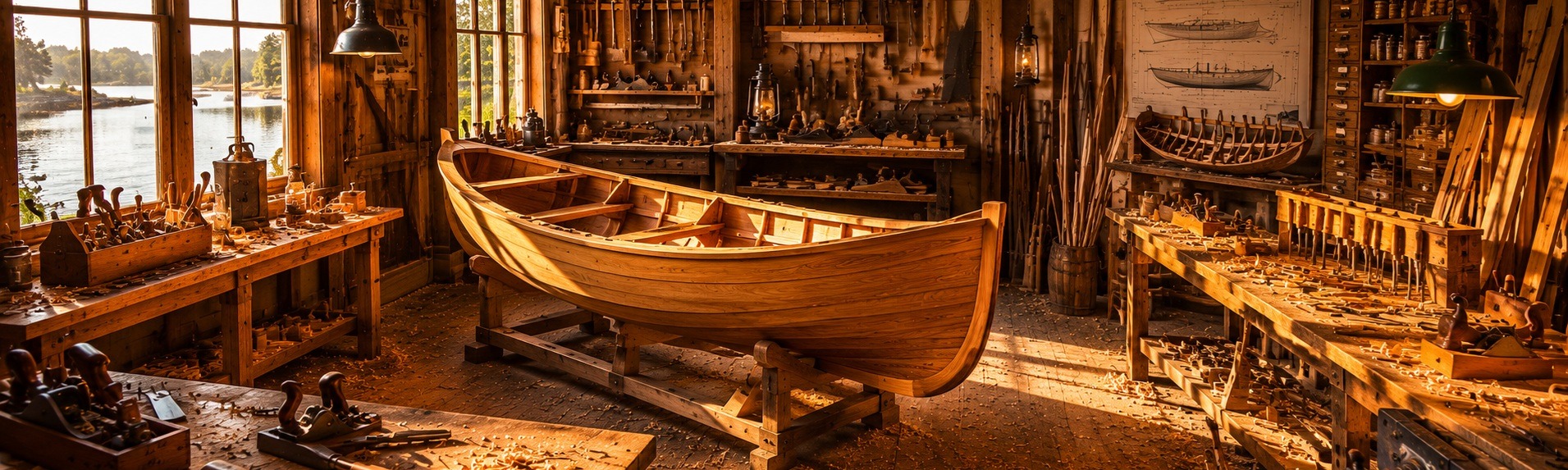 captain heritage wooden boat