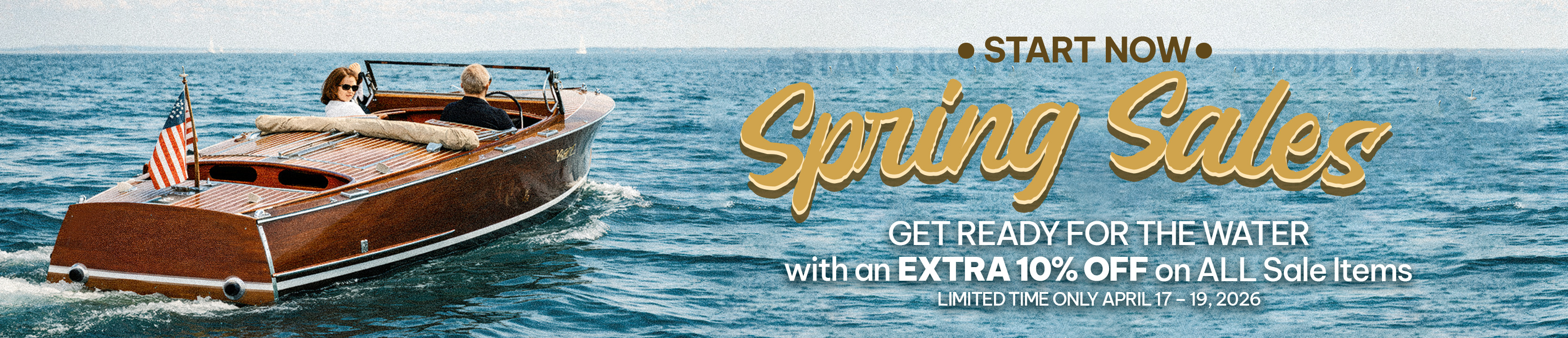 spring sales 2026 wooden boat