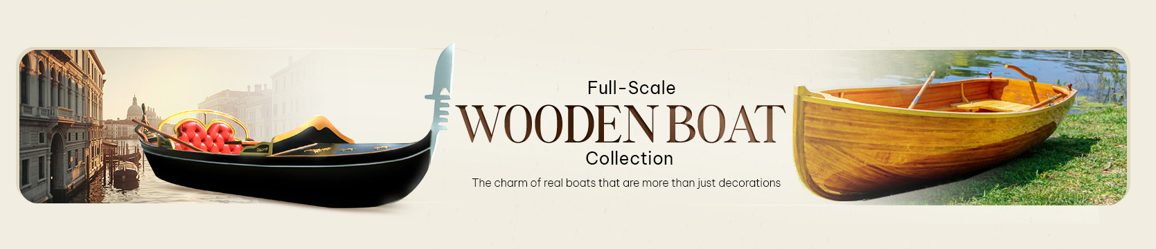 wooden boat collection