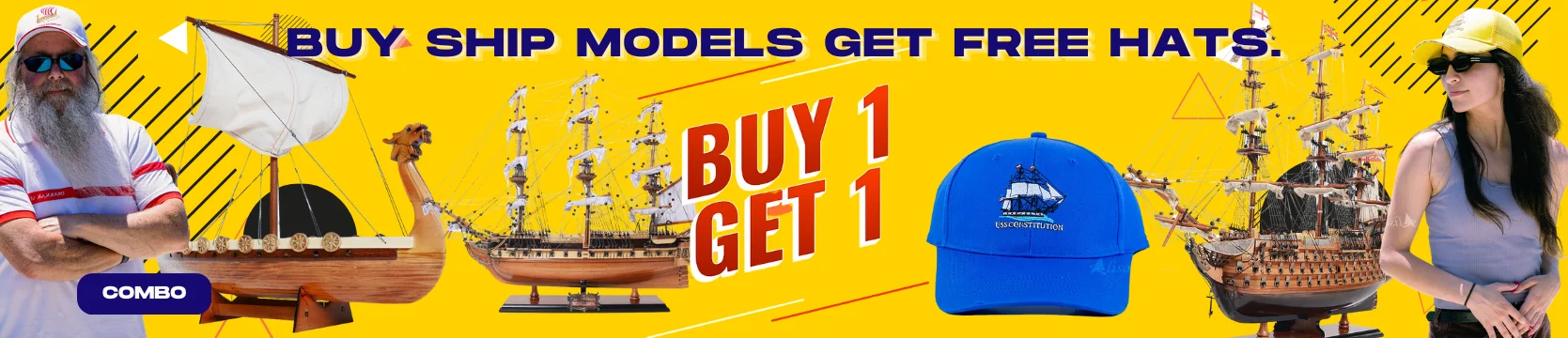 Buy ship models get free hats