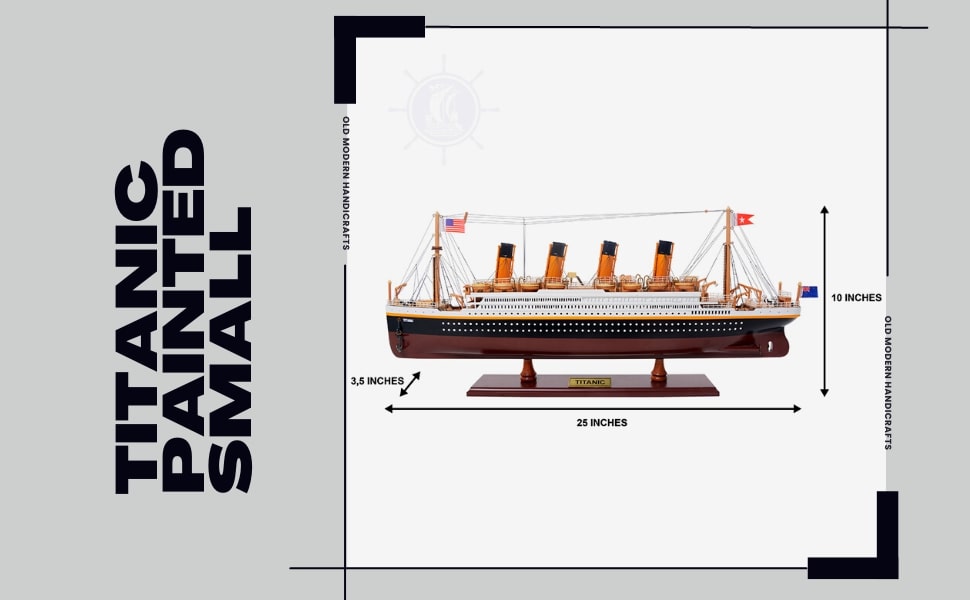 Sailing Through History: The RMS Titanic Model by Old Modern Handicraft