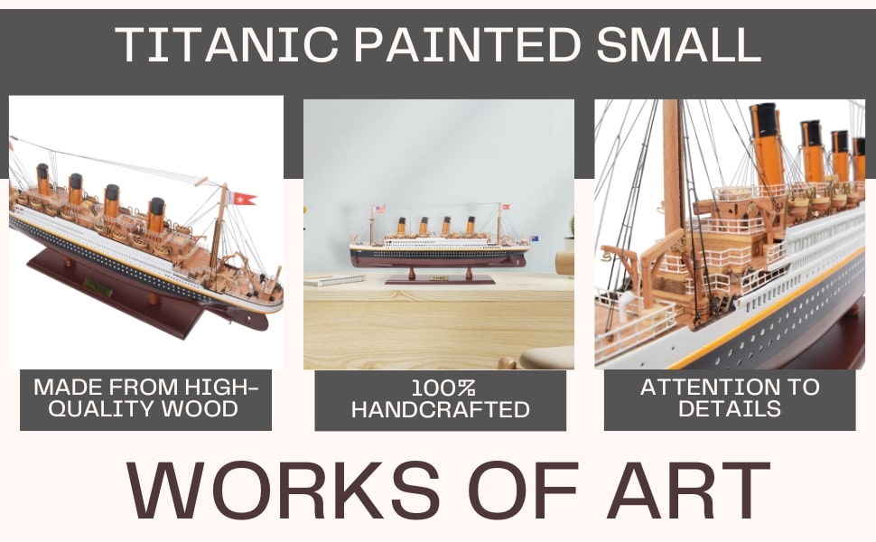Sailing Through History: The RMS Titanic Model by Old Modern Handicraft
