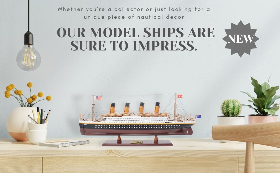 Sailing Through History: The RMS Titanic Model by Old Modern Handicraft