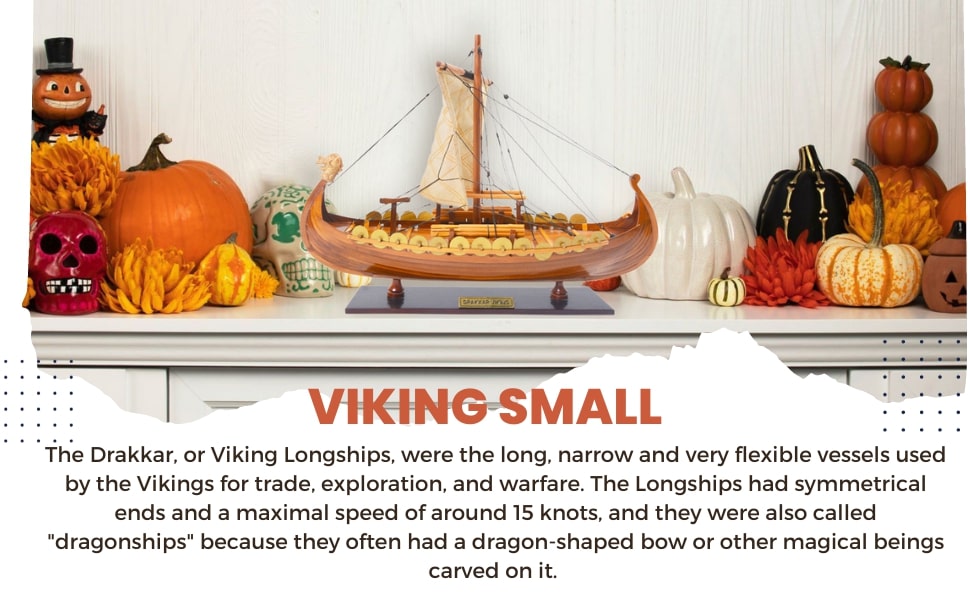 Unveiling the Drakkar Viking Model Boat Length 40cm: A Miniature Masterpiece