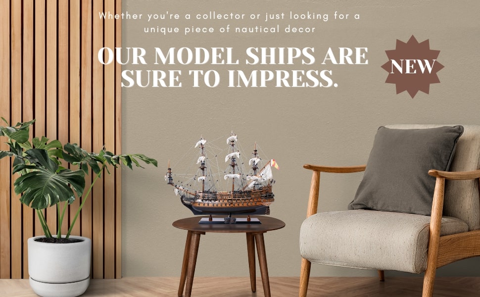 Explore the Exquisite San Felipe Model Ship Crafted with Love and Authenticity