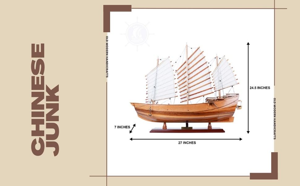 The Intricate History Beauty of the Chinese Junk Model Ship