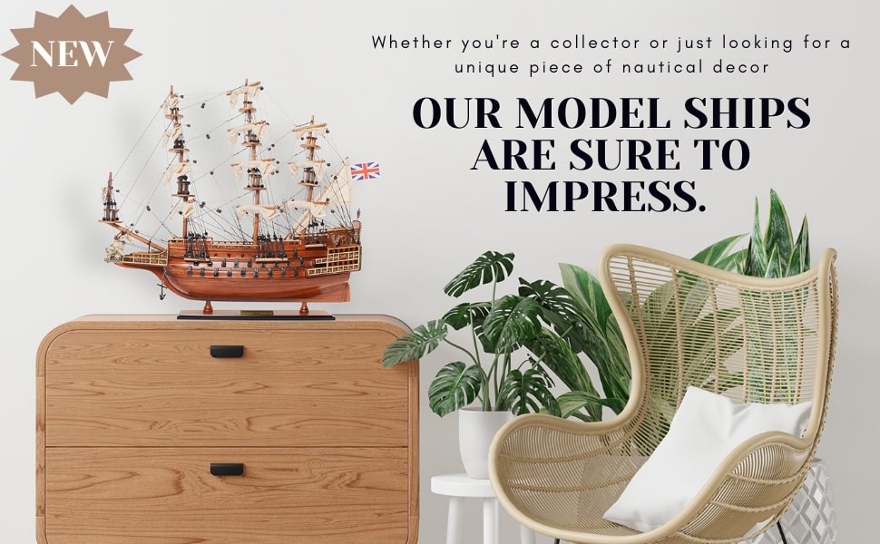 The HMS Sovereign of the Seas Small Model - A Regal Marvel of Maritime Craftsmanship