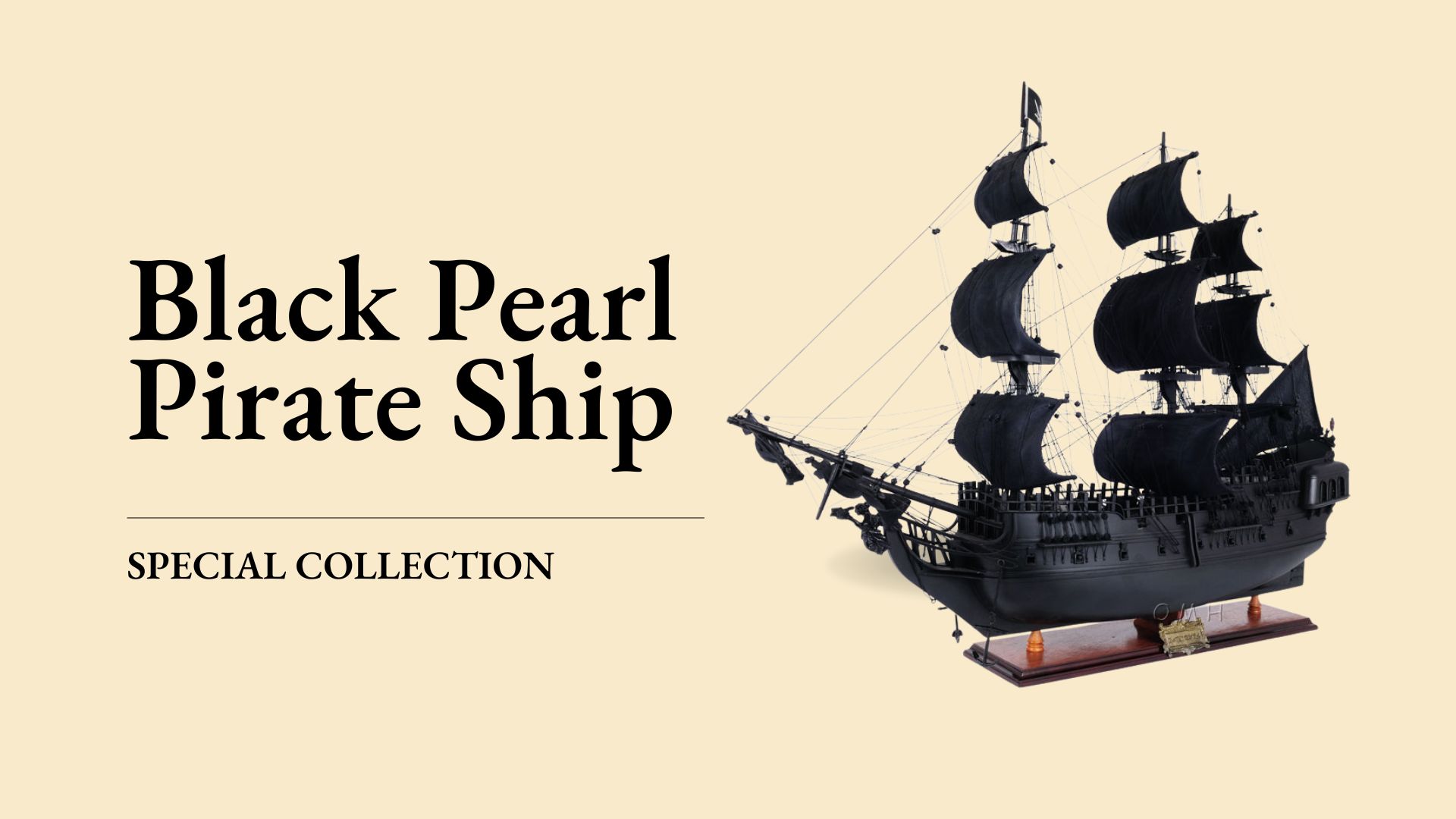 Introducing the Tall Ship and Display Case Combo