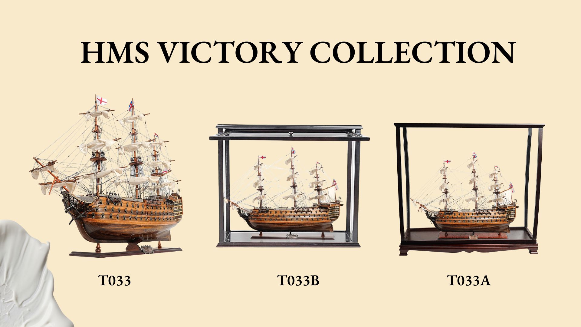 Introducing the Tall Ship and Display Case Combo