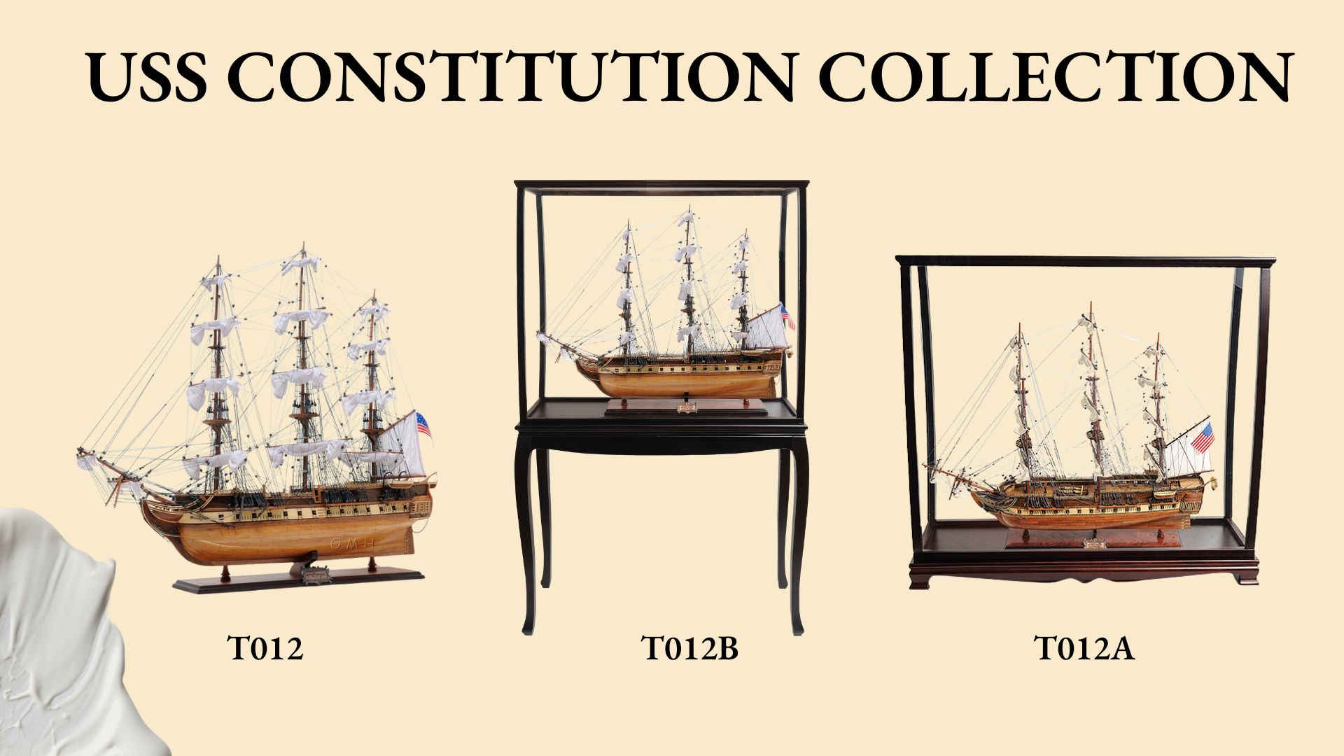 Introducing the Tall Ship and Display Case Combo