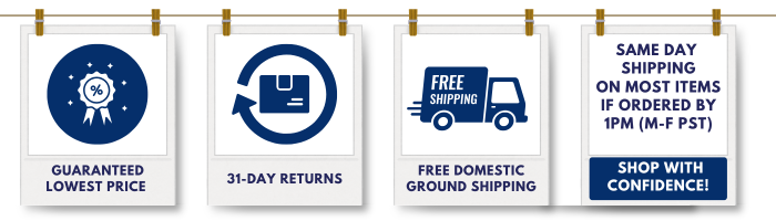 Free 31 days return, same day shipping, Guaranteed lowest price