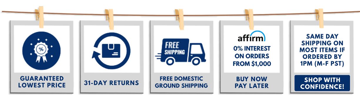 Free 31 days return, same day shipping, Guaranteed lowest price