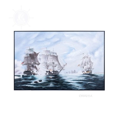 The Battle of Flamborough Head - Canvas Painting