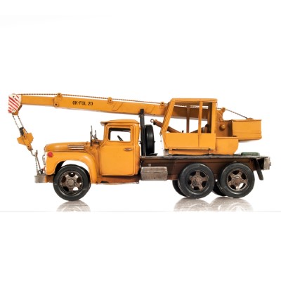 Metal Handmade Crane Truck Model