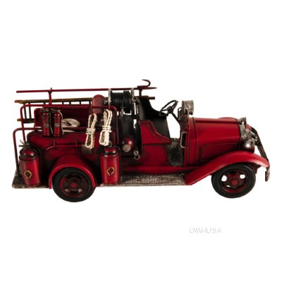 Handmade 1910s Fire Engine Truck Model