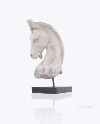 Anne Home - Horse Head Statue