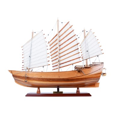 Chinese Junk Wooden Ship Model 