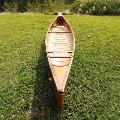 Wooden Canoe with Ribs 16