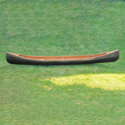 Wooden Canoe Dark Stained Finish 18 ft