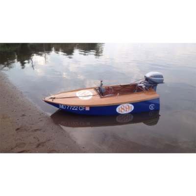 Cocktail Class Racer 8ft Custom Built Wooden Boat 