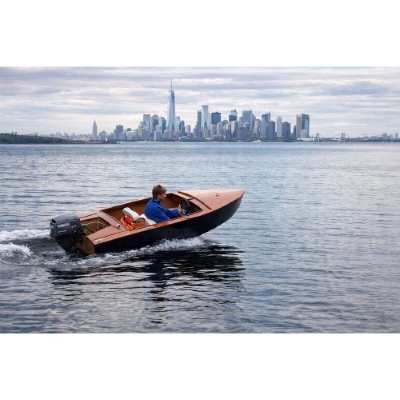 SILVER 333 10ft Custom Built Wooden Boat 