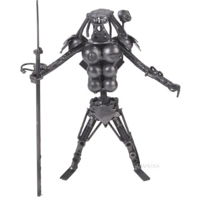 Metal Predator with Spear