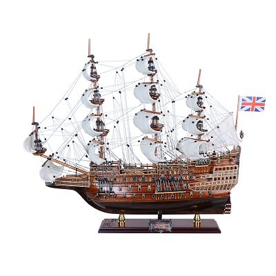 Sovereign of the Seas Medium Downwind Full Sails Limited Edition Only 100 Produced Admiral Line