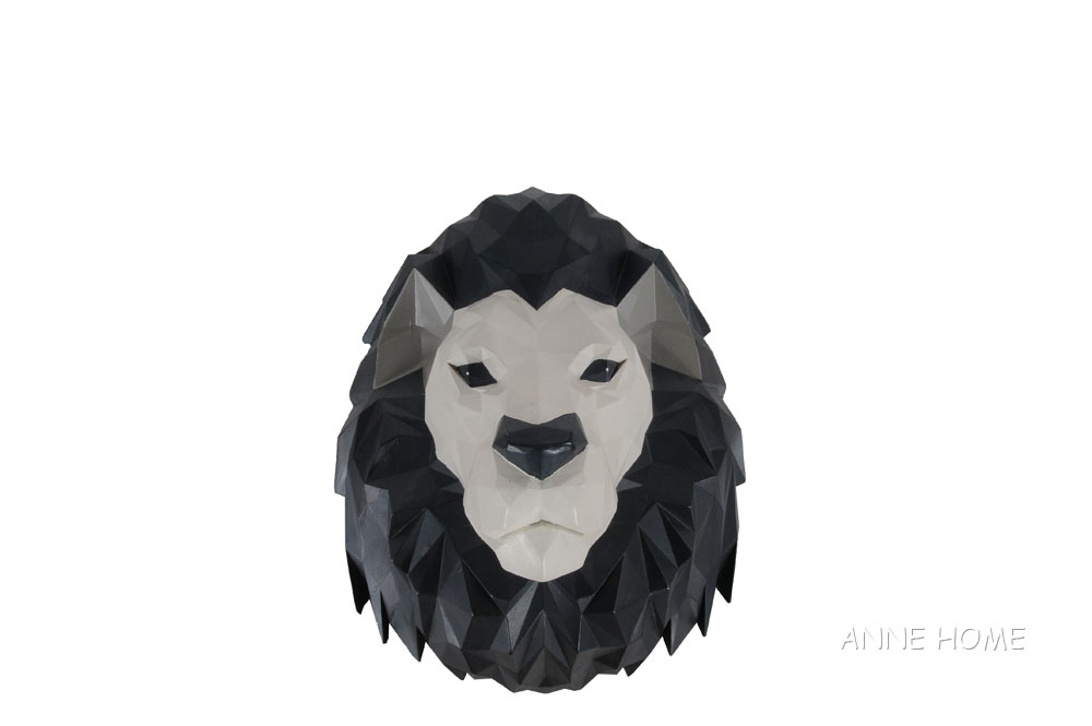 AT012 Anne Home - Origami Lion Head Wall Decoration 