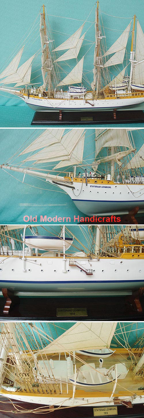 T199 Statsraad Lehmkuhl | Admiral Line Tall Ship Model - Fully Assembled 