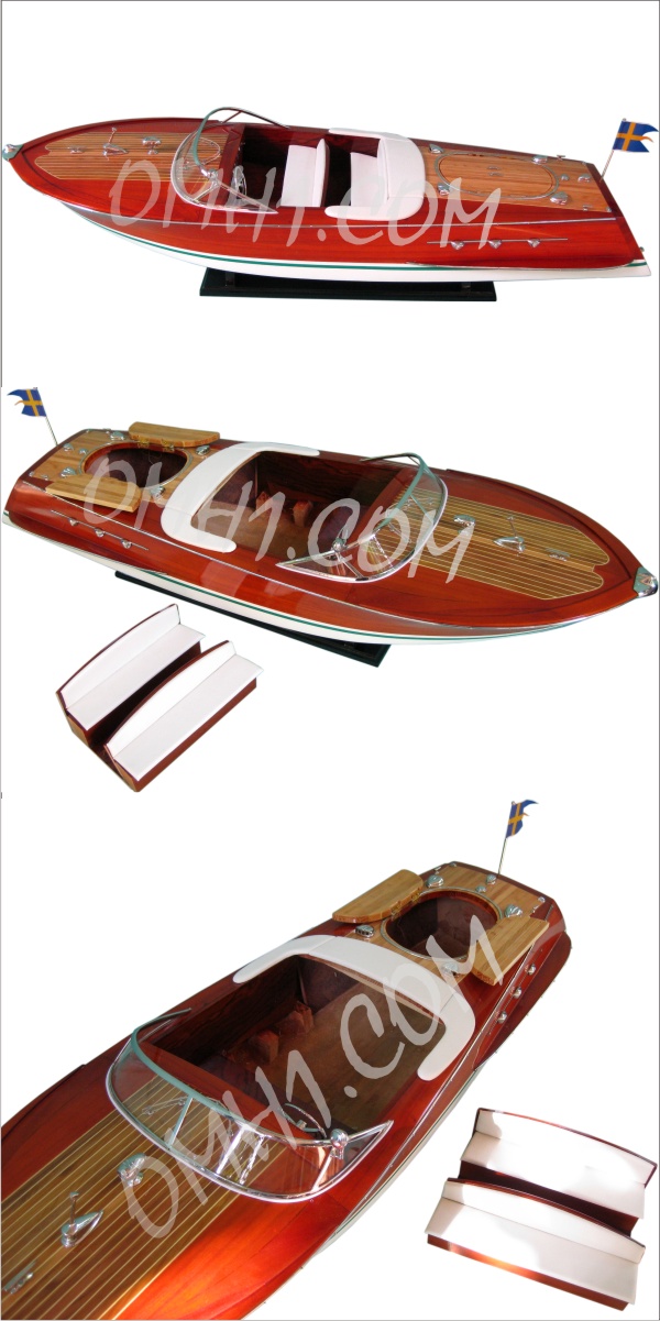 B116 Riva Ariston Replica ready for RC Large Speedboat Model 