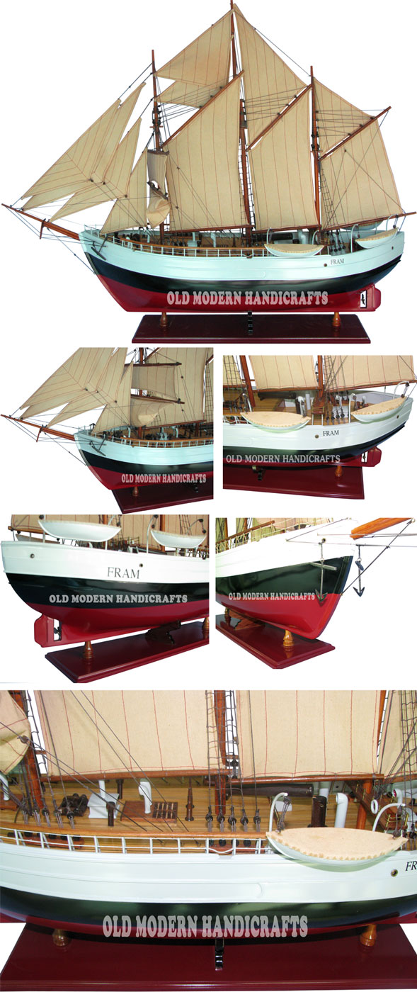 T267 Fram Painted Admiral Line Ship Model Medium | Fully Assembled 