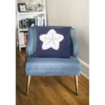 AB002 Anne Home - Blue Pillow  White Star ab002-anne-home-blue-pillow-white-star-l09.jpg