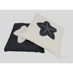 AB003 Anne Home - White Pillow  Blue Star ab003-anne-home-white-pillow-blue-star-l04.jpg