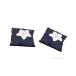 AB902 Anne Home - Blue Pillow  White Star  Set of 2 ab902-anne-home-blue-pillow-white-star-set-of-2-l01.jpg