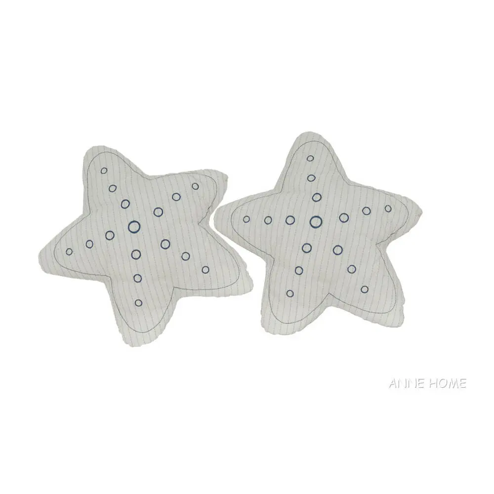 AB905 Anne Home - Star Pillow - White  Set of 2 AB905-ANNE-HOME-STAR-PILLOW-WHITE-SET-OF-2-L01.WEBP