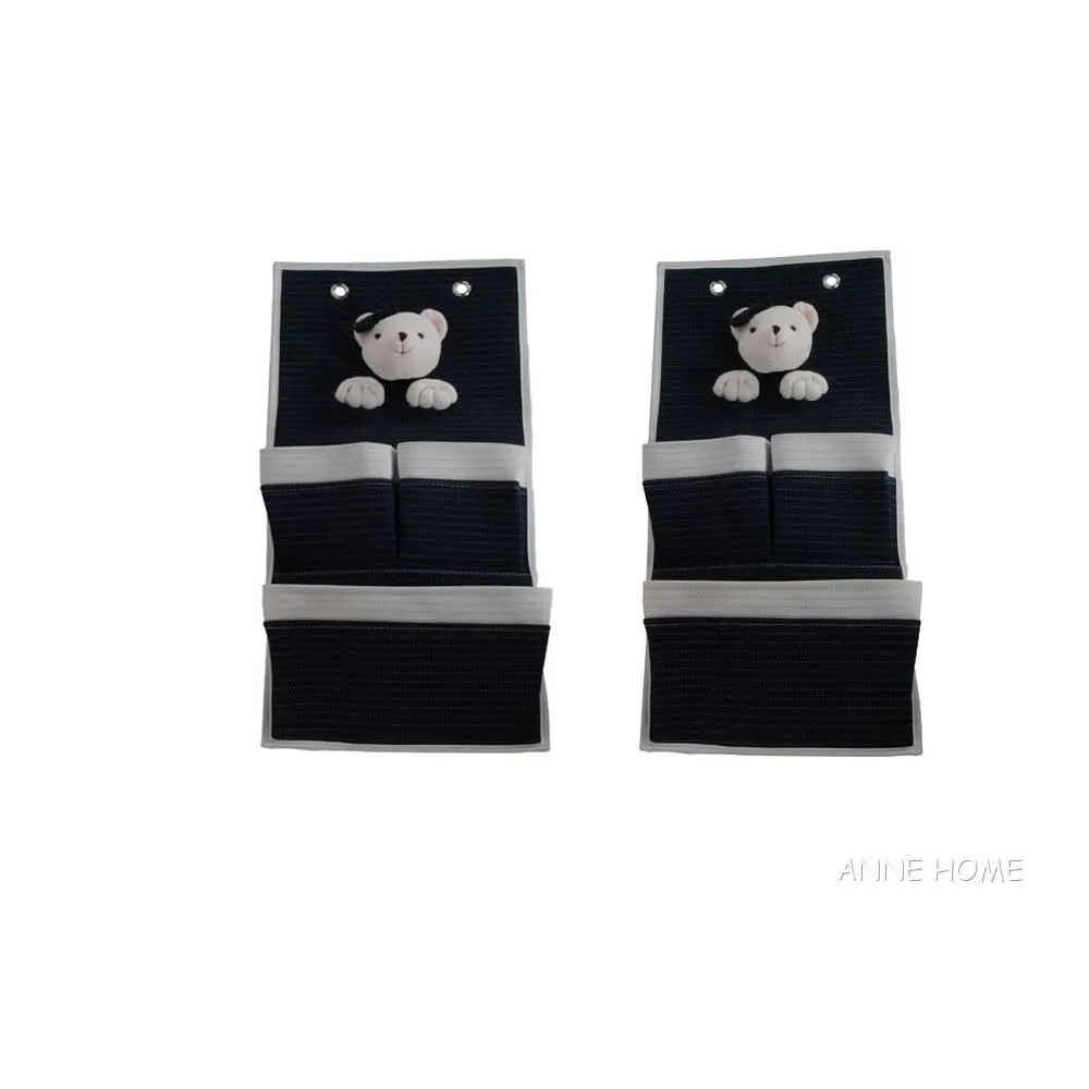 AB907 Anne Home - Bear 3-Pocket Wall Hanger - Set of 2 AB907-ANNE-HOME-BEAR-3POCKET-WALL-HANGER-SET-OF-2-L01.WEBP