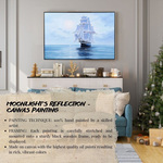 AF005 Moonlight's Reflection - Canvas Painting 