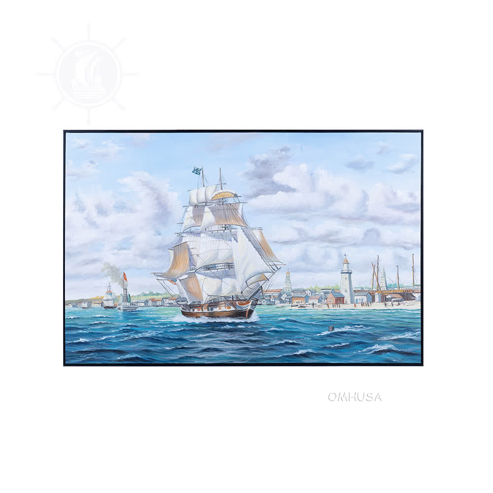 AF006 Whaler 'Lexington' Leaving Nantucket - Canvas Painting af006-whaler-lexington-leaving-nantucket-canvas-painting-l01.jpg