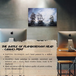 AF01S The Battle of Flamborough Head - Canvas Print 