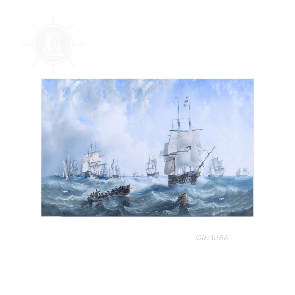 AF03S The Channel fleet in heavy weather - Canvas Print af03s-the-channel-fleet-in-heavy-weather-canvas-print-l01.jpg