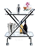 AH002 Anne Home - X-Shape Bar Cart 