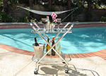 AH002 Anne Home - X-Shape Bar Cart 