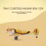 AJ004 1941 Curtiss Hawk 81A 1:29 