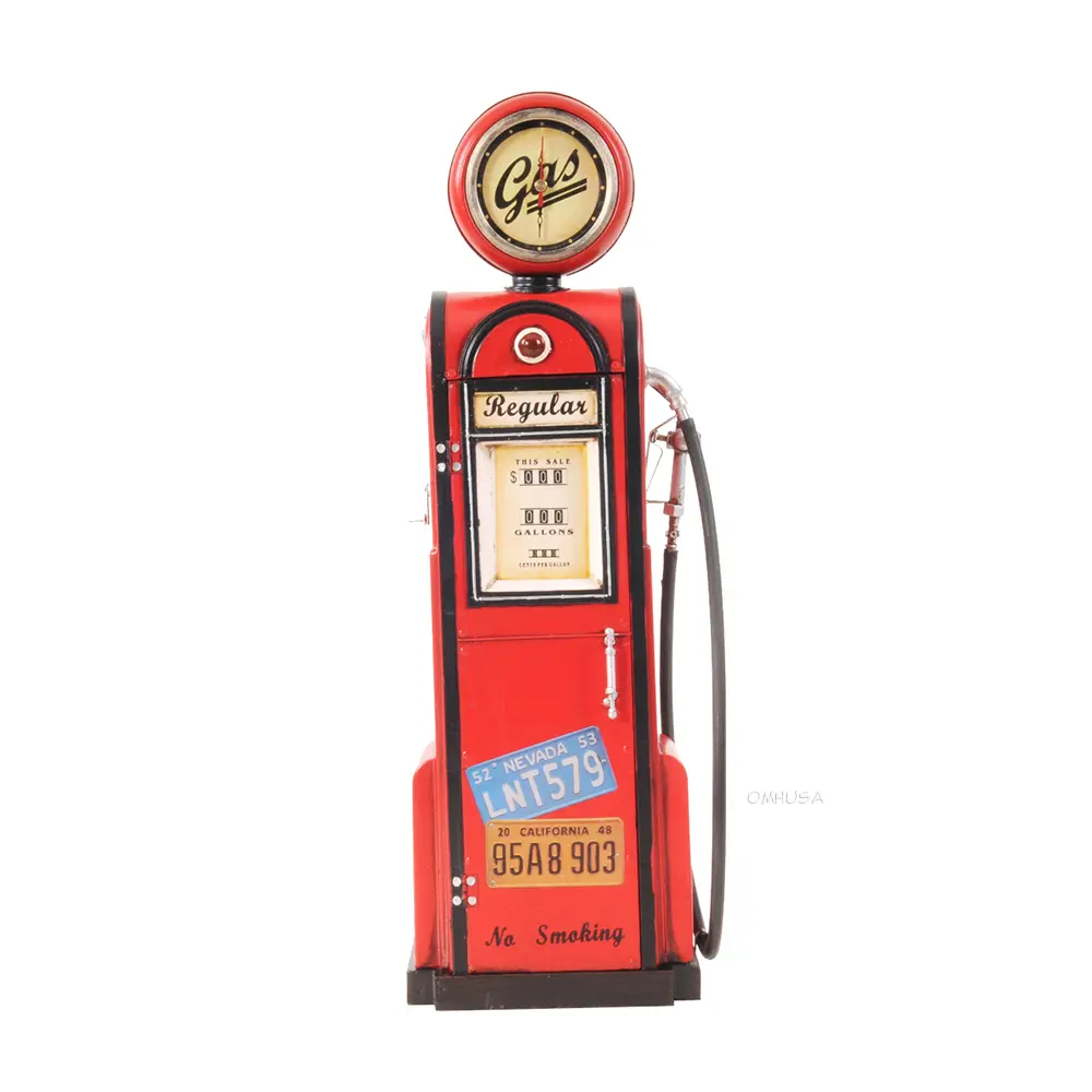 AJ012 Gas Pump W/Clock 1:4 AJ012-GAS-PUMP-WCLOCK-14-L01.WEBP