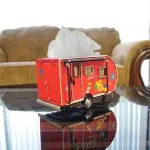 AJ084 Red Trailer Tissue Holder 