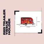 AJ084 Red Trailer Tissue Holder 