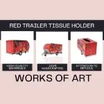 AJ084 Red Trailer Tissue Holder 